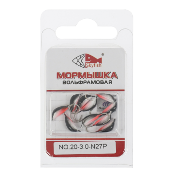 Мормышка вольф. SKYFISH "Рижский банан", крашеная №20-3.0-N27P